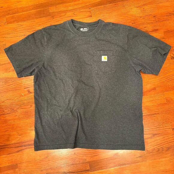 Carhartt Other - Carhartt Men's Grey and Black T-shirt